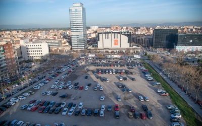 Aparcament de l'Eix Macià, en una imatge d'arxiu | Roger Benet